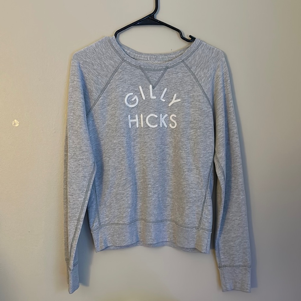Gilly hicks grey sweatshirt